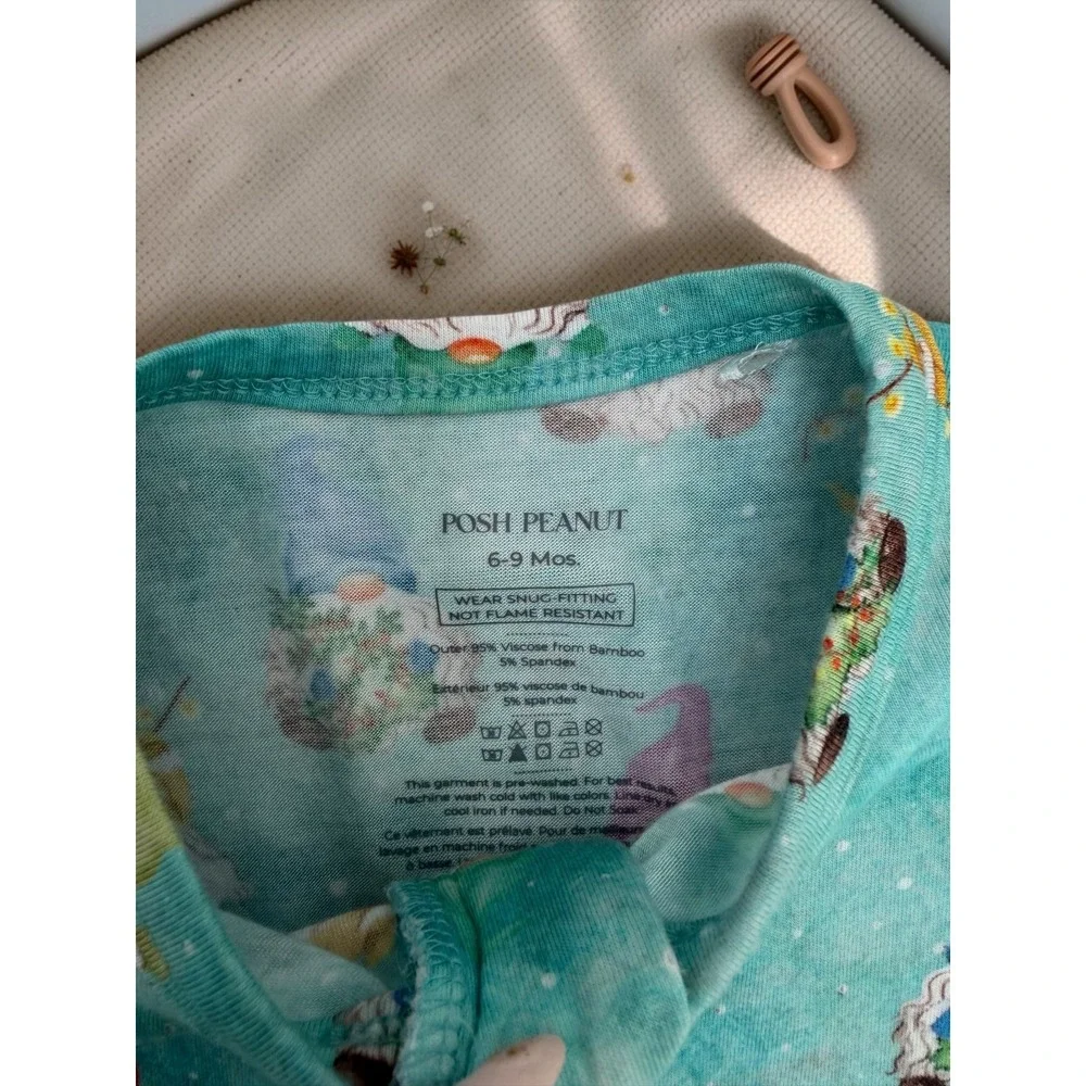 Posh Peanut Gnomes Bamboo Viscose Footie Sleeper 6-9 Months